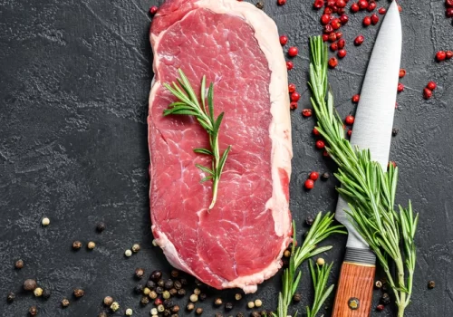 Premium Beef Black Angus Striploin Steak Farma koutsioftis Greece